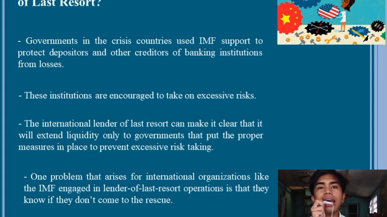 THE ROLE OF  INTERNATIONAL MONETARY FUND