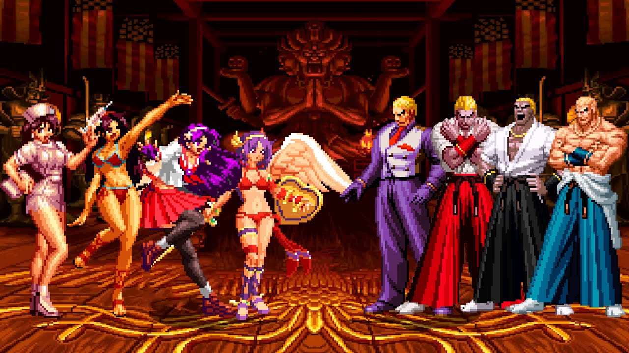 [KOF Mugen] Athena Asamya Team vs Geese Howard Team