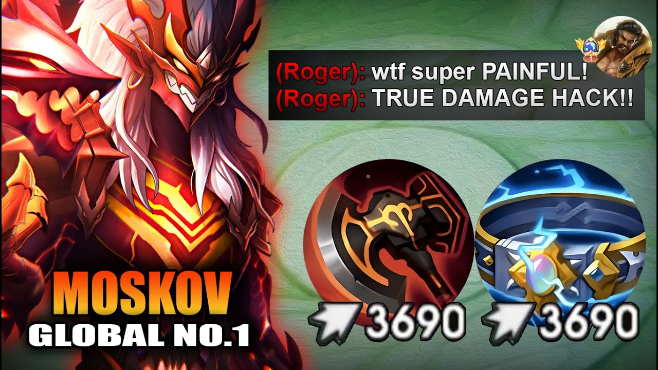 GLOBAL MOSKOV BROKEN BUILD FULL TRUE DAMAGE HACK FOR 2024🔥 PERFECT LATE GAME BUILD! ( 101% BROKEN )
