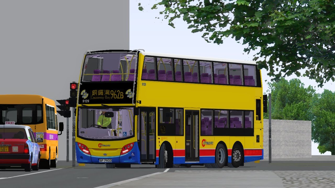 OMSI2 CTB 962B 置樂花園 ➜ 銅鑼灣 ( 摩頓台 )