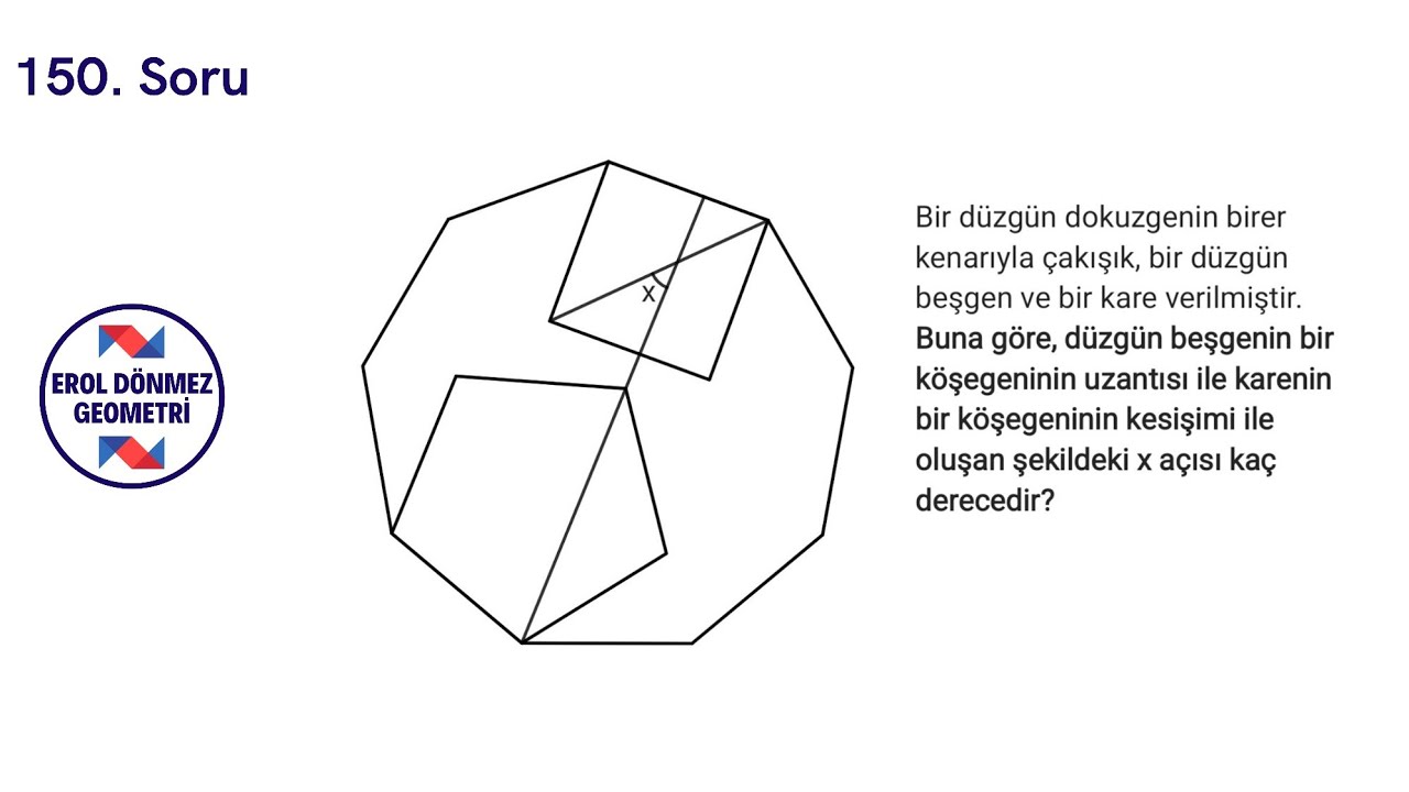 Günün Geometri Sorusu-150 (Erol Dönmez Geometri'den) | YKS2026 