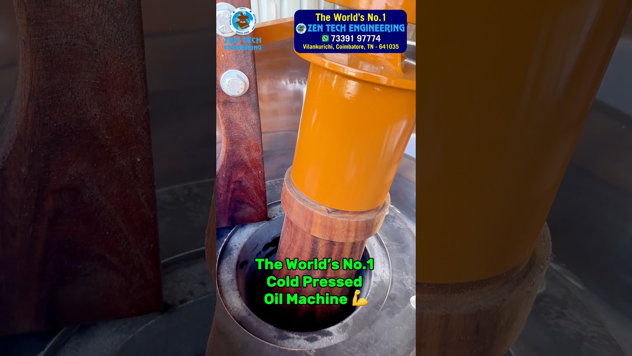 100% Best Quality Cold Pressed oil machine 