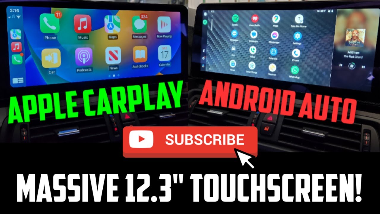 Установка ОГРОМНОГО головного устройства с сенсорным экраном 12,3 дюйма, Carplay/Android Auto и 4...