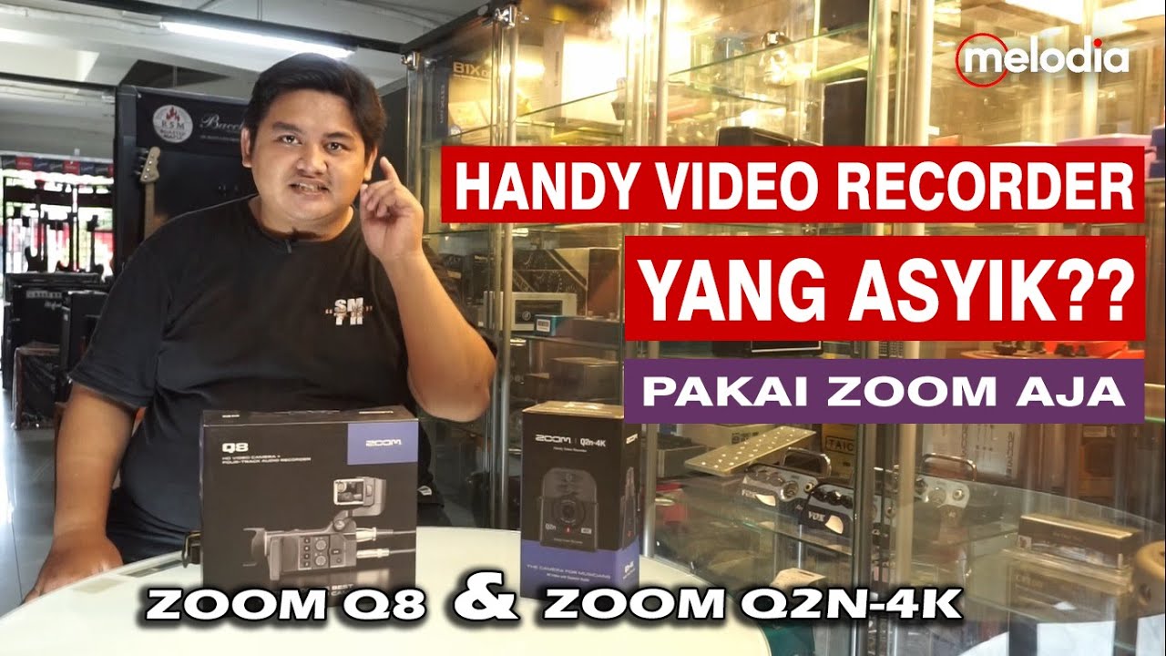 VIDEO HD AUDIO HQ CUMA DENGAN SATU ALAT SAJA | #MEREVIEW Eps. 48 | Zoom Q2N 4K, Zoom Q8 Handy Record