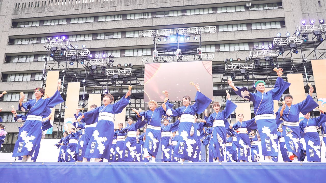 [4K] まち火付け縁舞連 熟っ津　安濃津よさこい 2025 津まつり
