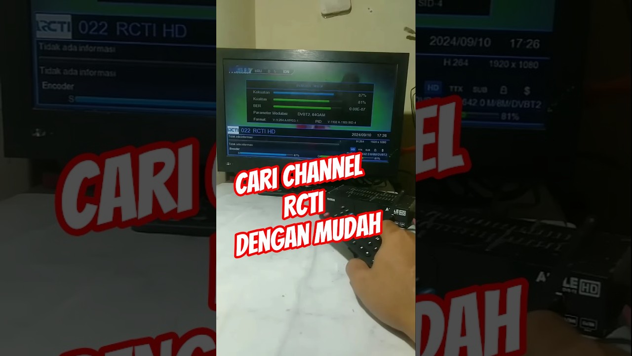 Cari channel RCTI di tv digital dengan mudah terbaru 2024 #siarantvdigital #stbtvdigital