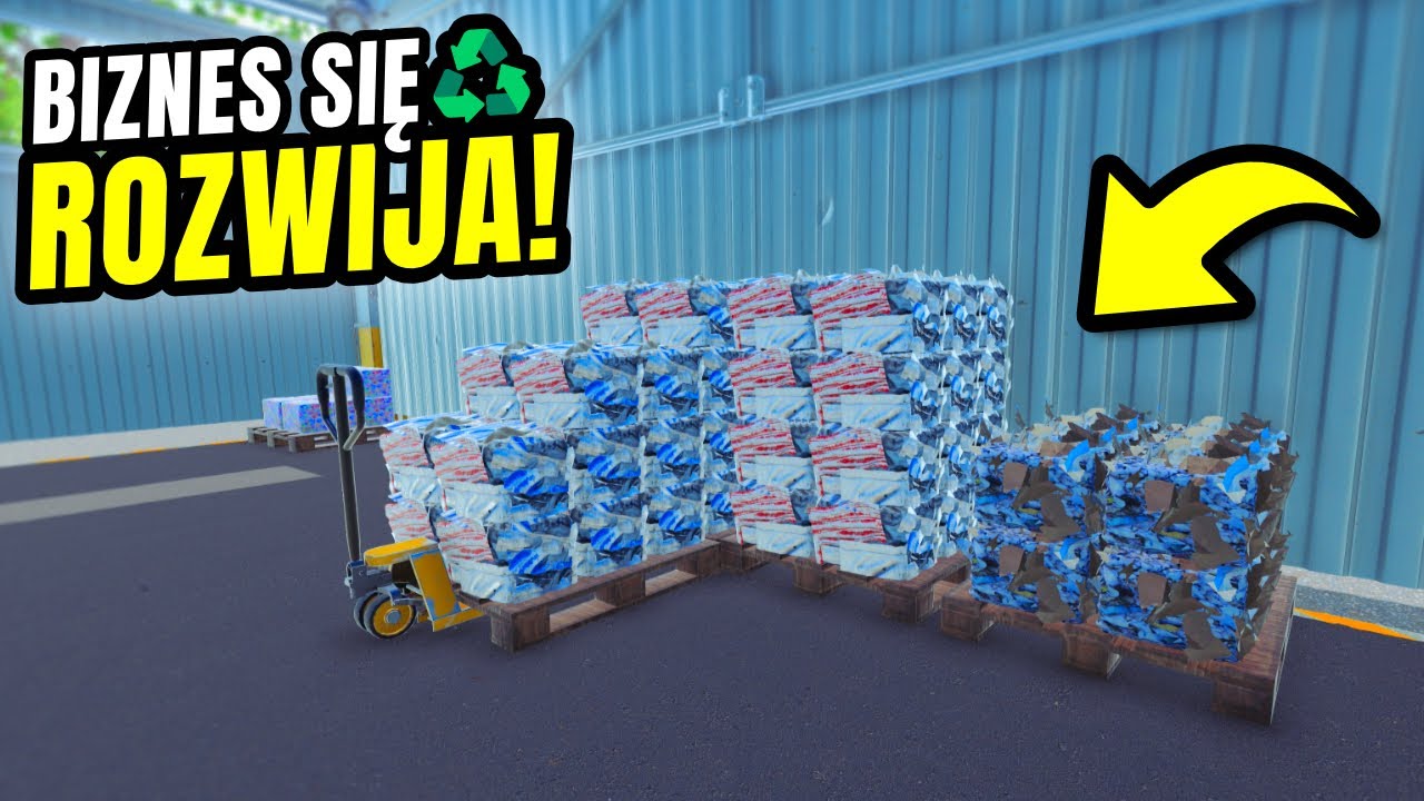 Coraz więcej ŚMIECI! | Recycling Center Simulator #02