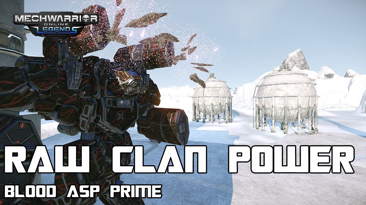 The Firepower of A Clan Alpha - Blood Asp | Mechwarrior Online