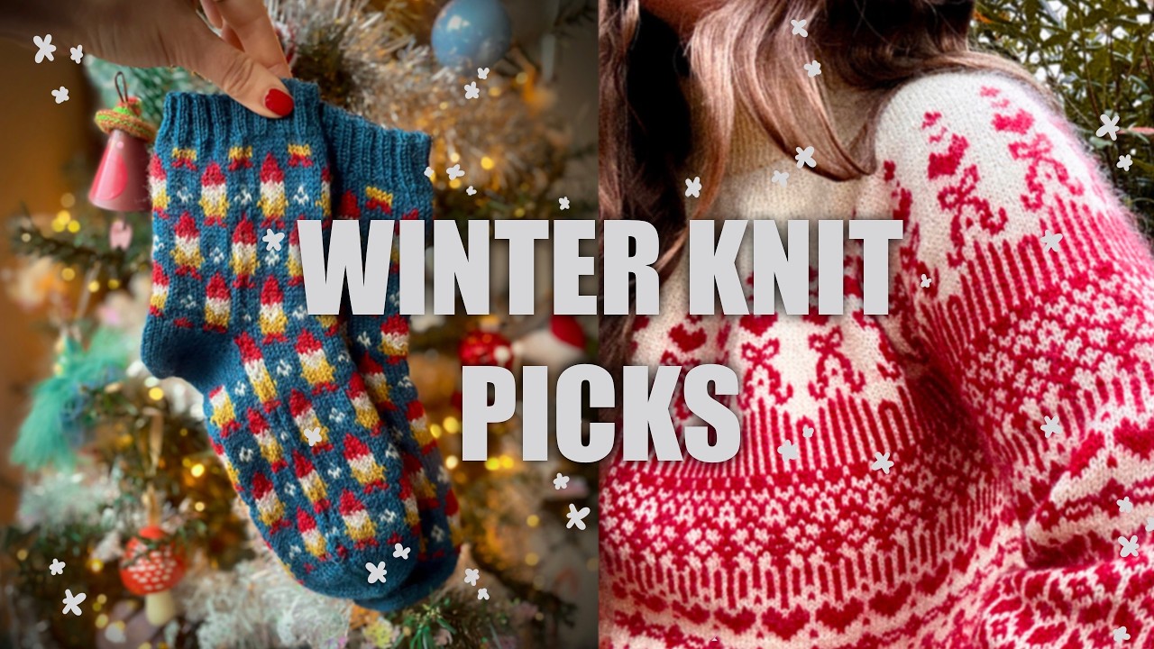 The Best Winter Knitting Patterns I think I've ever found | Woozy By C&eacute;line
