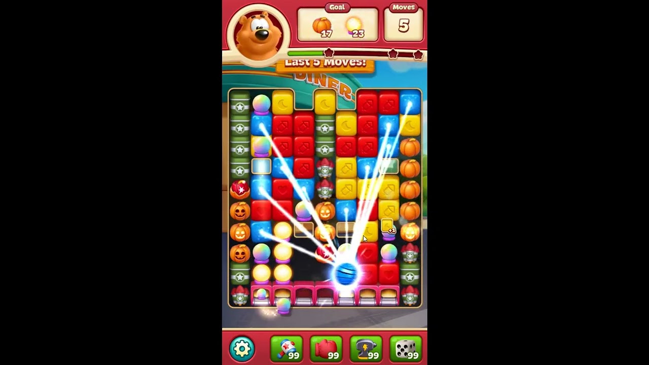 Toon Blast Level 11020 - NO BOOSTERS 🐻🐺🐱 | SKILLGAMING ✅