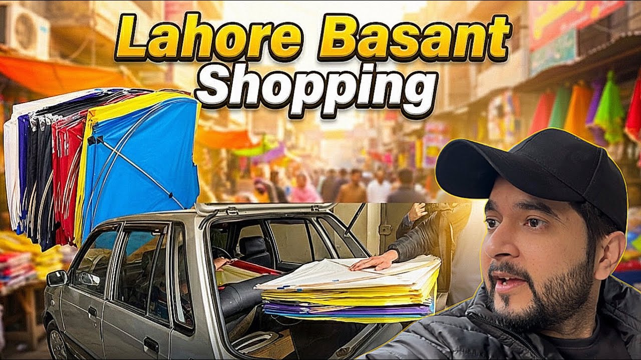 Basant Shopping Vlog 2026 | Lahore Basant Vlog | Full Market Tour | Trending No 1 Vlog On Youtube