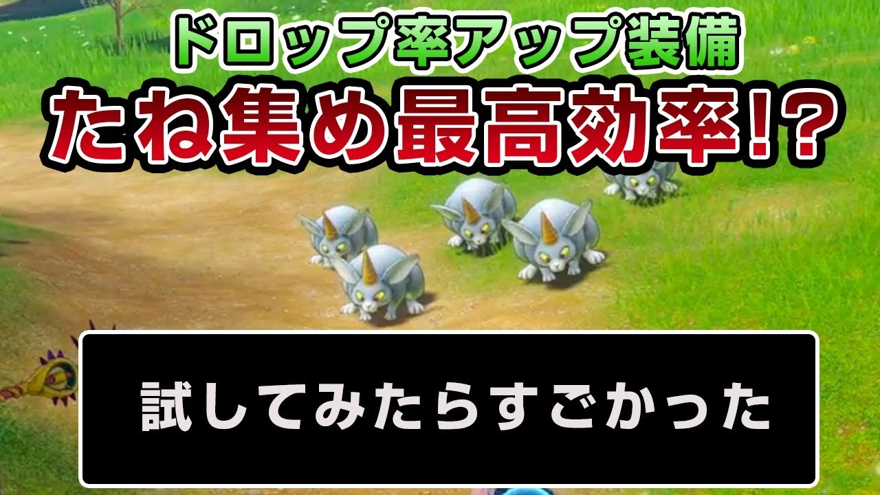 【ドラクエ11】たね集め最高効率!?ドロップ率アップ装備でたね収集してみた結果 - PS4 ドラゴンクエストXI　過ぎ去りし時を求めて（ネタバレあり）