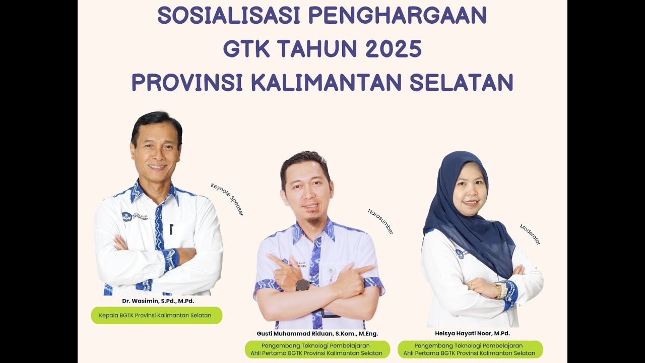 Sosialisasi Penghargaan GTK Tahun 2025