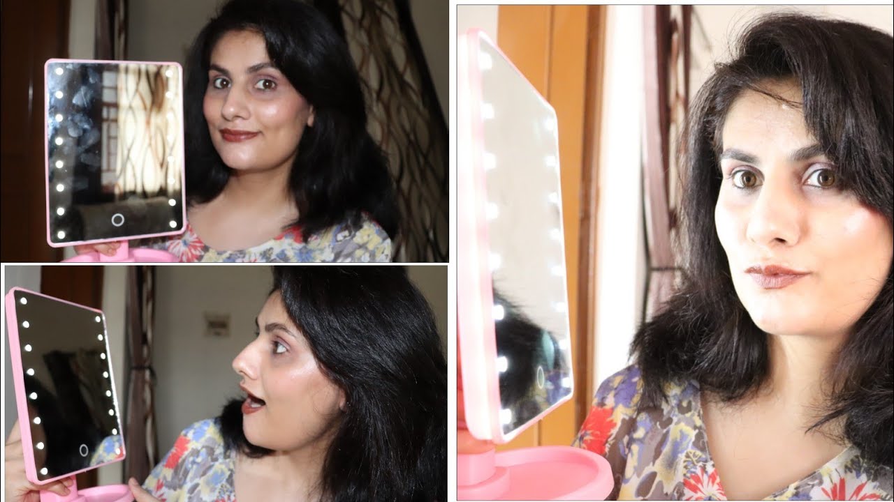 Review of affordable LED vanity mirror (in hindi)