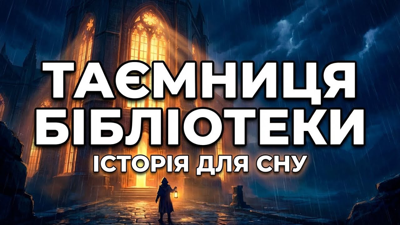 Історія на ніч | ТАЄМНИЦЯ Покинутої Бібліотеки?