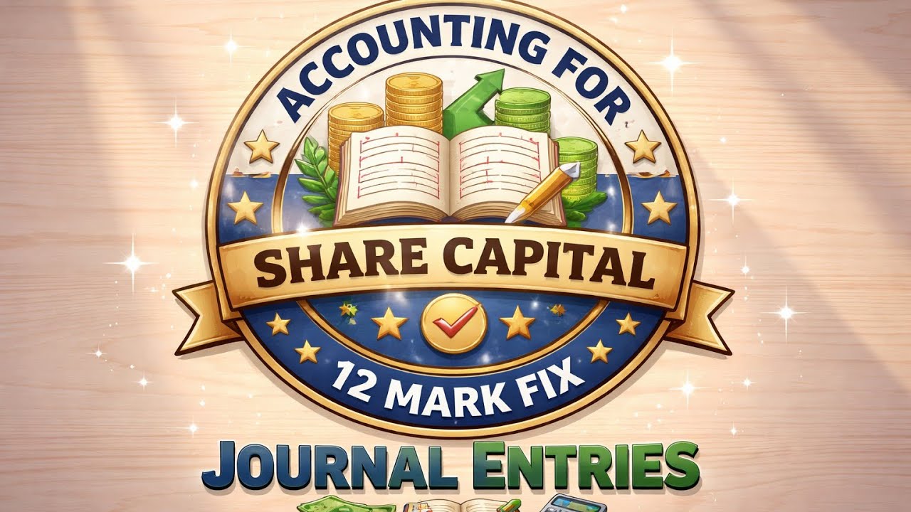 Issue of shares model paper 1 solution  Accounting for share capital 2nd puc 