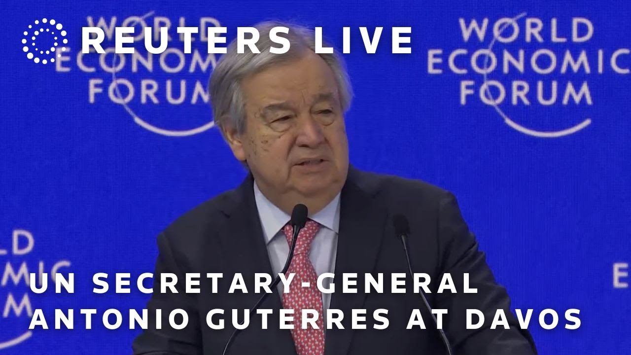 LIVE: UN Secretary-General Antonio Guterres speaks at Davos