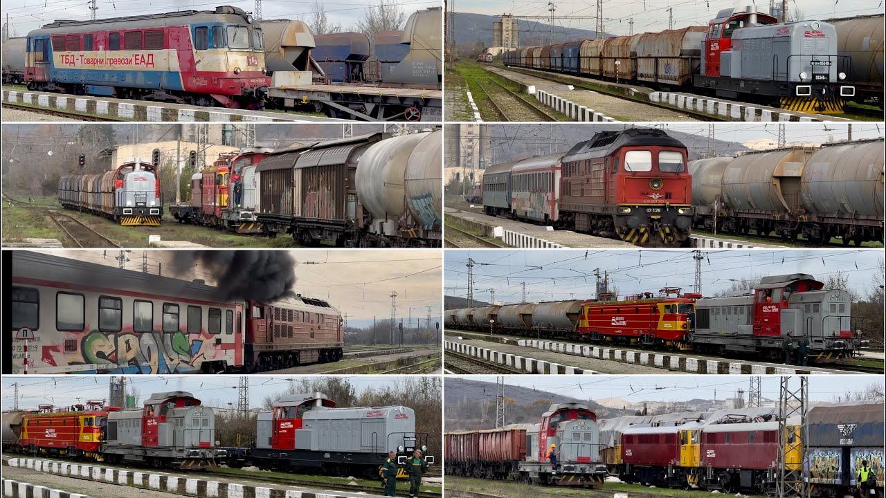 Влакове и маневри / Trains & Shuntings: гара Девня (Devnya station)