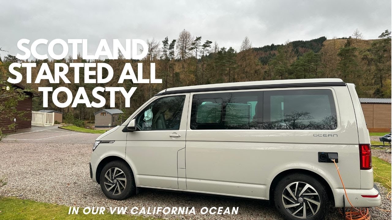 First stop exploring Scotland in a VW California Ocean Campervan - Part two