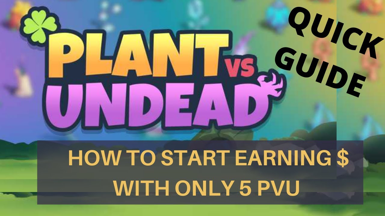Quick Guide How to Start Playing With Only 5 PVU | Plant Vs Undead (ENGLISH)