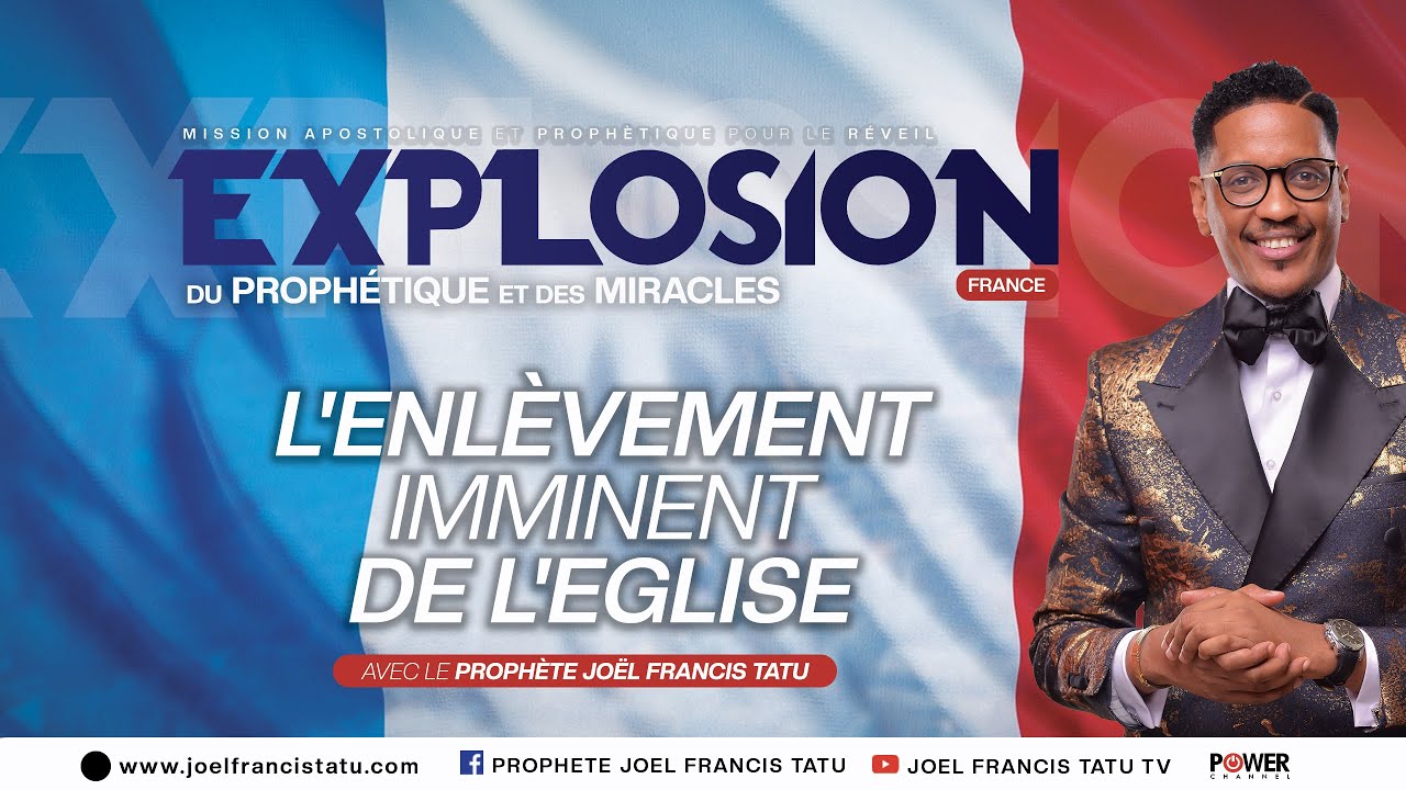MAPR EUROPE : EXPLOSION DU PROPHETIQUE ET DE MIRACLES AVEC LE PROPHETE JOEL F TATU A PARIS