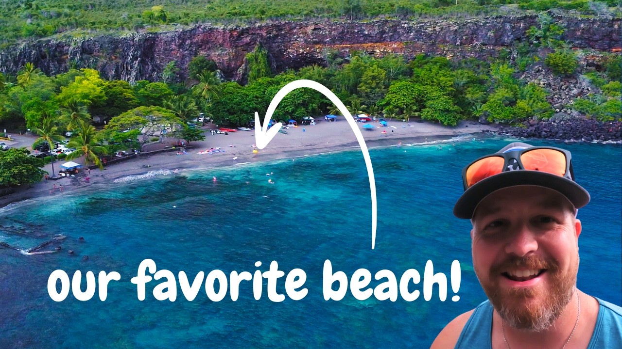 Our Favorite Beach on the Big Island of HAWAII | Hookena Beach Park | Kona Beaches