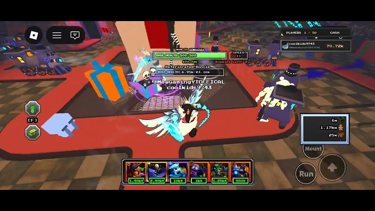 Multiple unit showcase in FNTD 2 