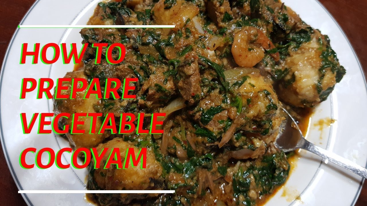 Cook With Me, Delicious Vegetable Cocoyam