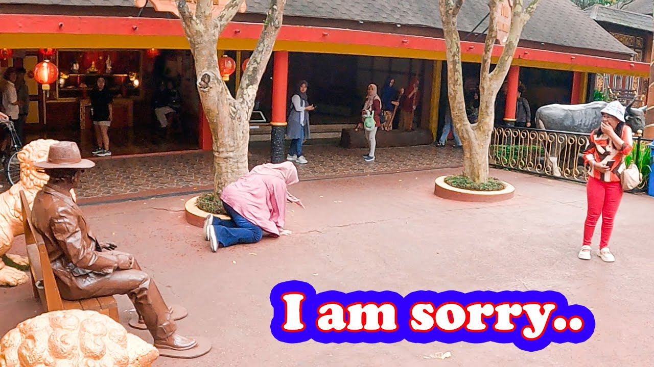 Semoga Anda Baik baik saja, Living Statue Prank, Human Statue Prank