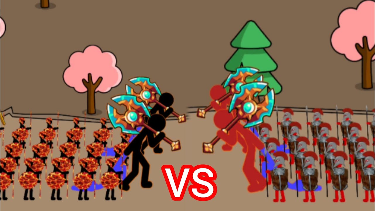 Stickman War: Red vs Black | Stick King Legend: Gameplay.