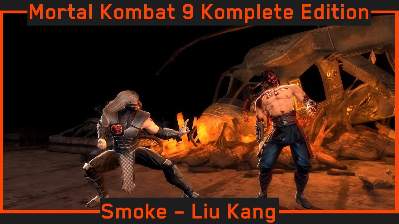 Smoke – Liu Kang · No block • Mortal Kombat 9 Komplete Edition