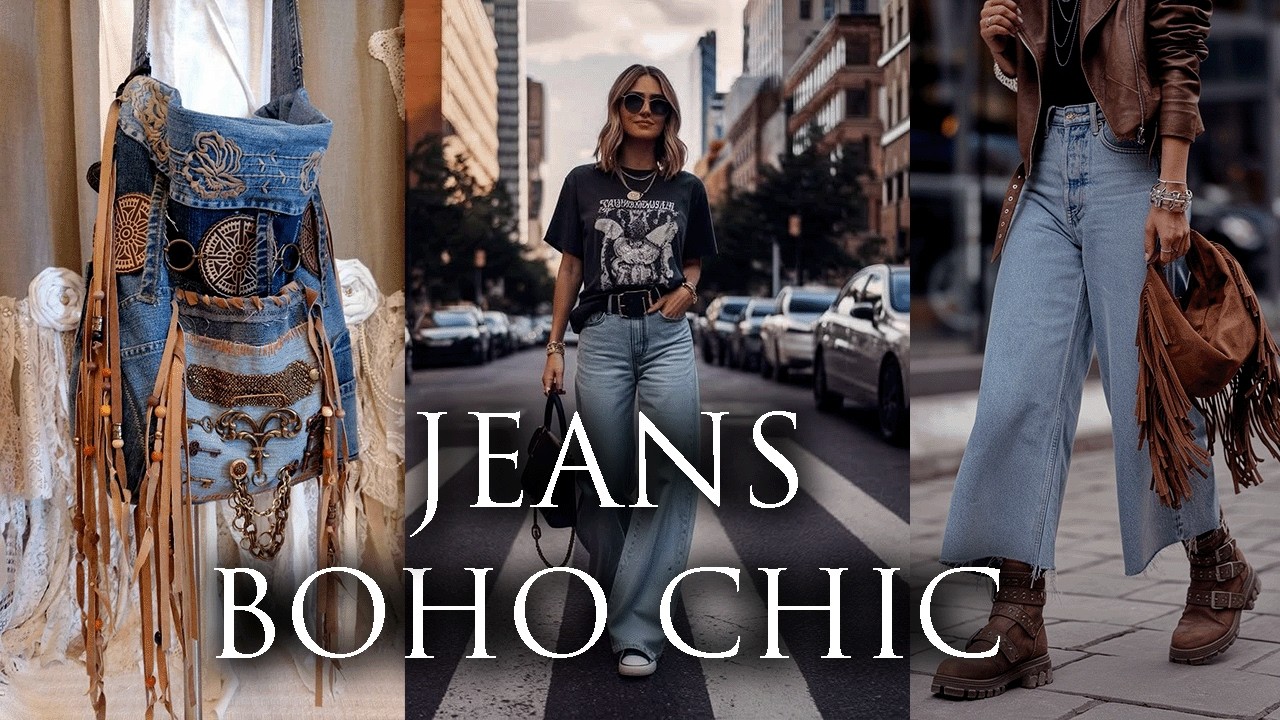 JEANS NA MODA BOHO: COMO USAR NO ESTILO BOHO CHIC COM ELEG&Acirc;NCIA E LIBERDADE!