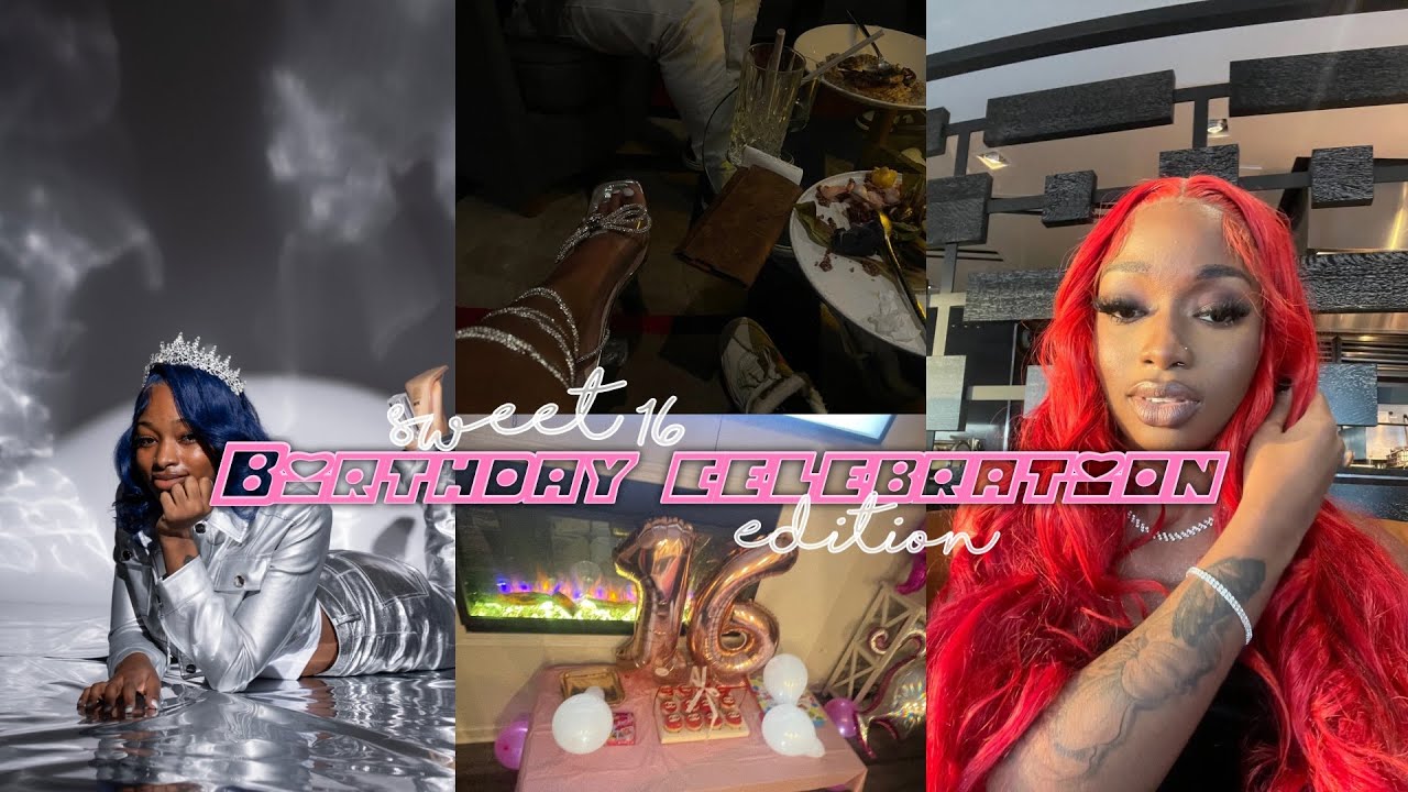 SWEET 16 Mini Birthday vlog! Photoshoot,dinner,Makeup,etc .. ||Thatgurlsheme ♔