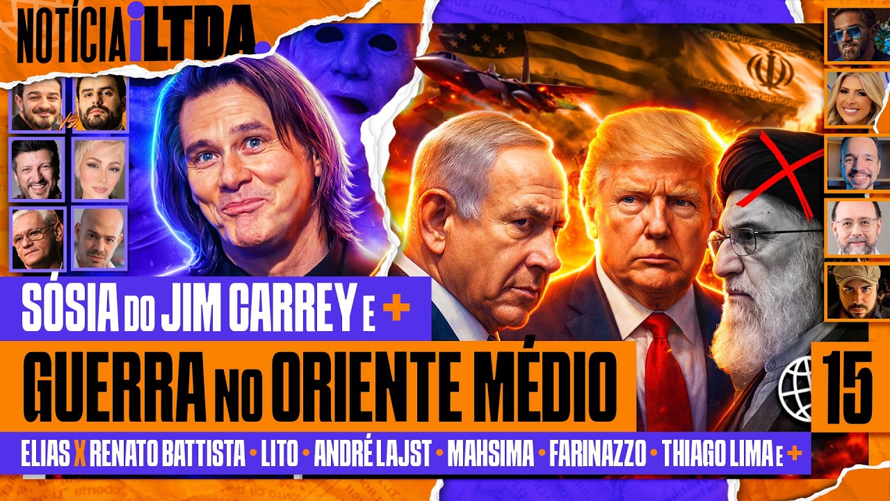 SÓSIA DO JIM CARREY | GUERRA NO ORIENTE MÉDIO | JABBOUR X BATTISTA | e MAIS - Noticia iLtda. #015