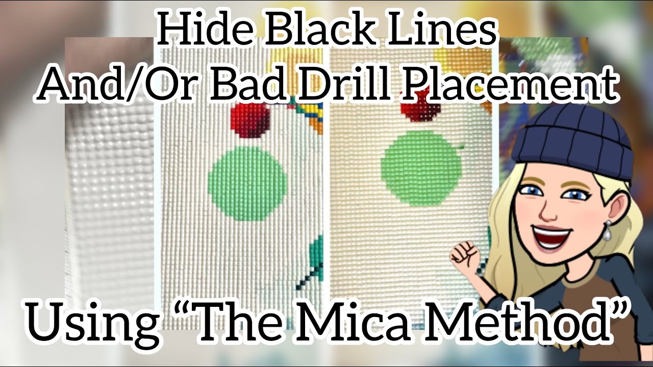 The Mica Method: Hiding Black Lines/Bad Drill Placement