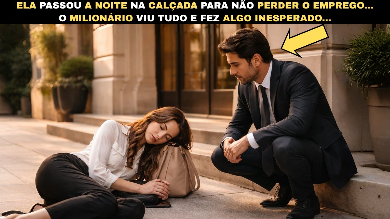 ELA PASSOU A NOITE NA CAL&Ccedil;ADA PARA N&Atilde;O PERDER O EMPREGO&hellip; O MILION&Aacute;RIO VIU TUDO E FEZ ALGO INESPERADO