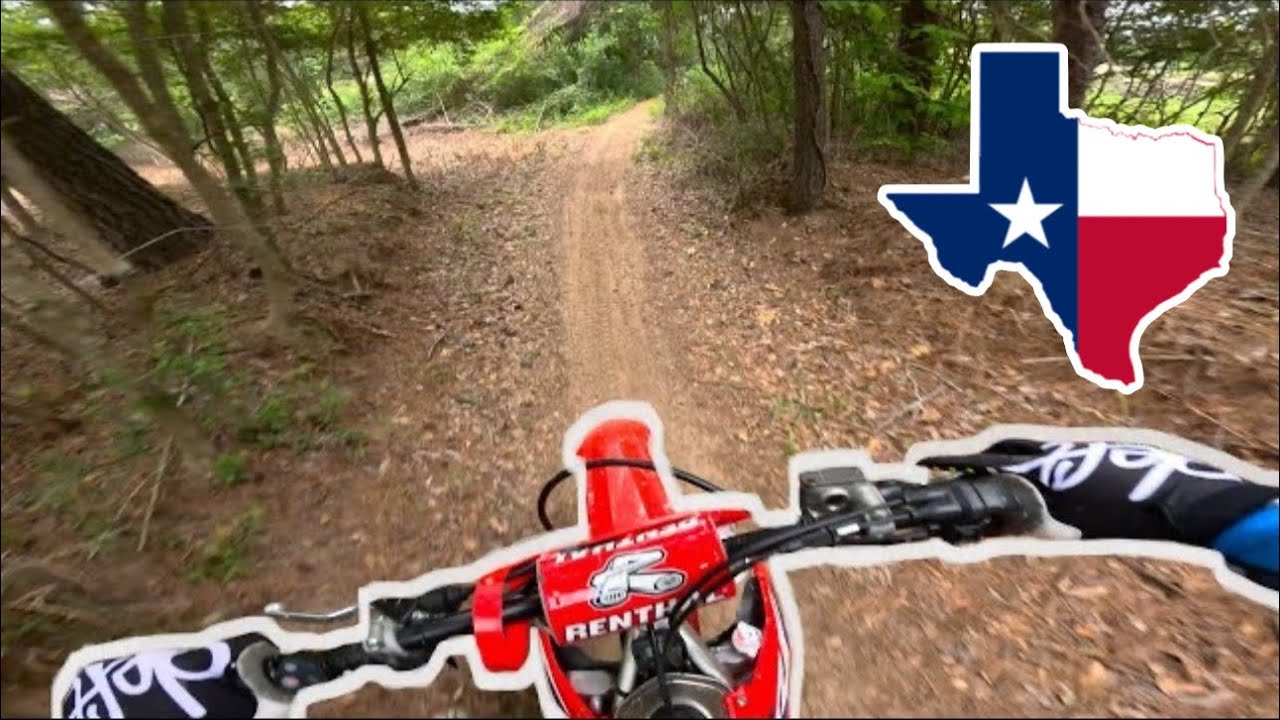 4K TEXAS DIRTBIKE TRAILS 2024 CRF250R