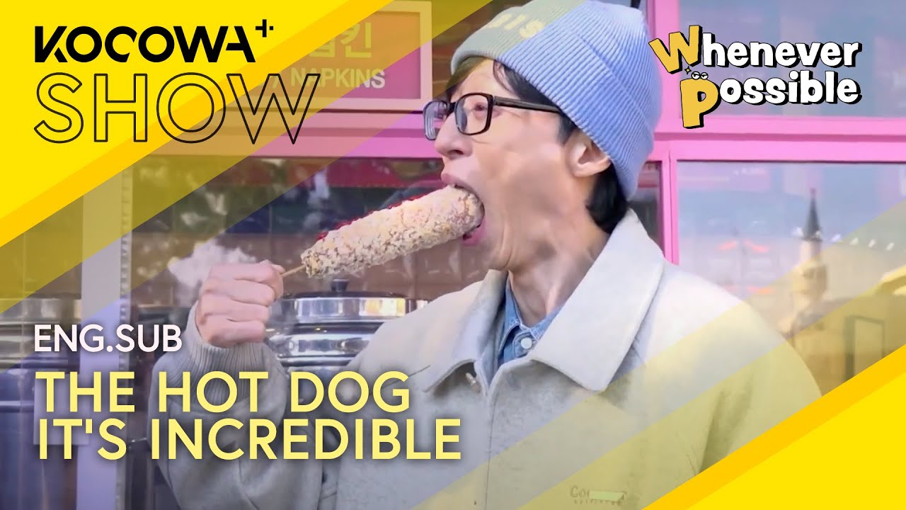 Yu Jae Seok Eating MASSIVE Hot Dogs At The Amusement Park! 🌭🎢 | Whenever Possible EP19 | KOCOWA+