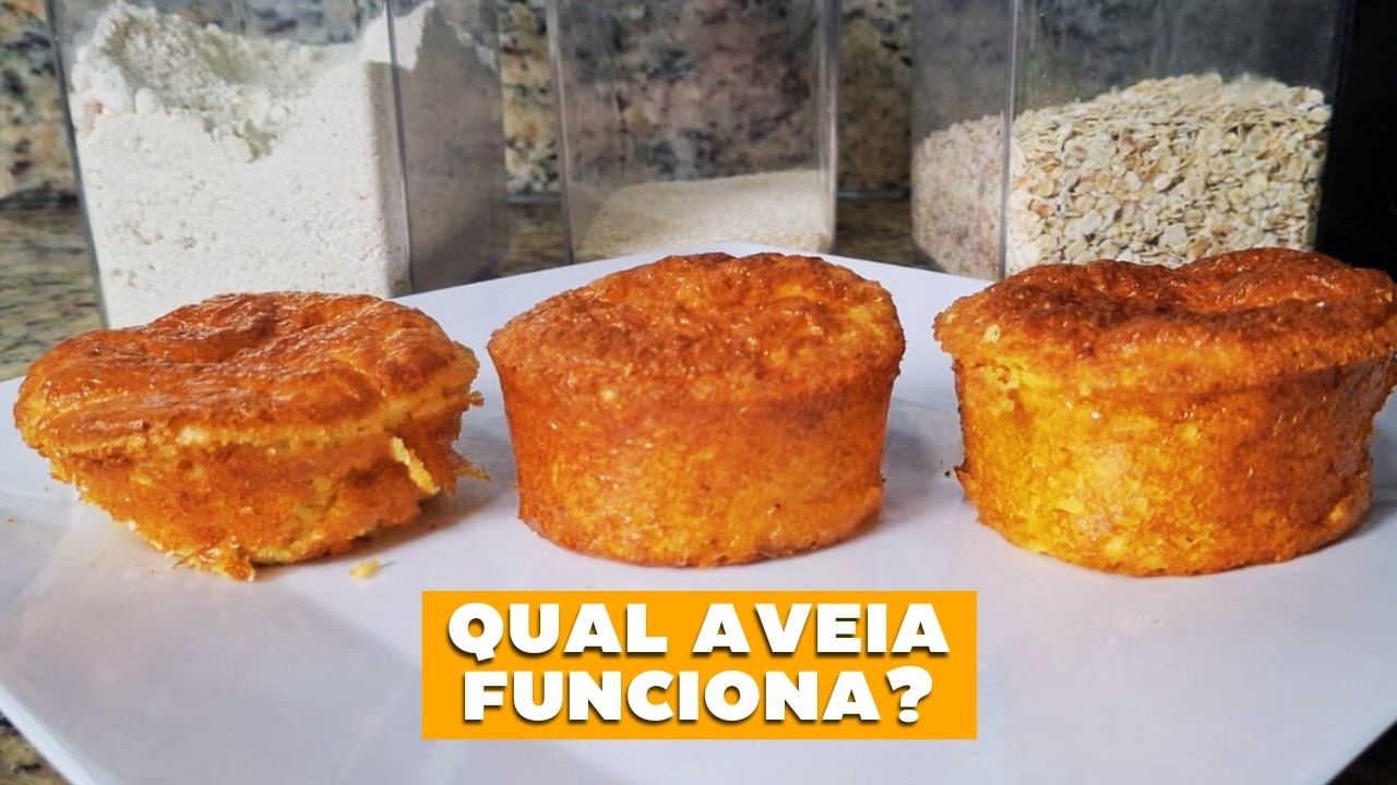Qual a MELHOR aveia usar no pão? Testei farinha, farelo e flocos