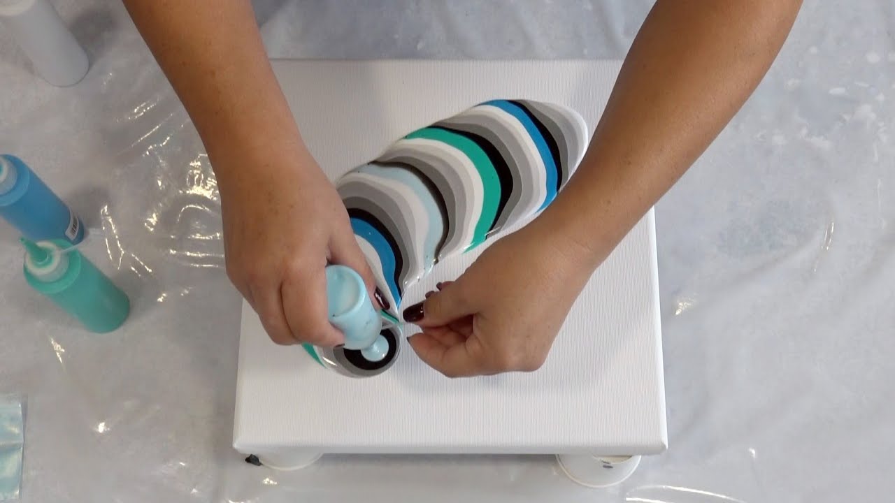 Unveiling the Magic of TLP ABALONE Pigment in Waterfall Fluid Art Technique