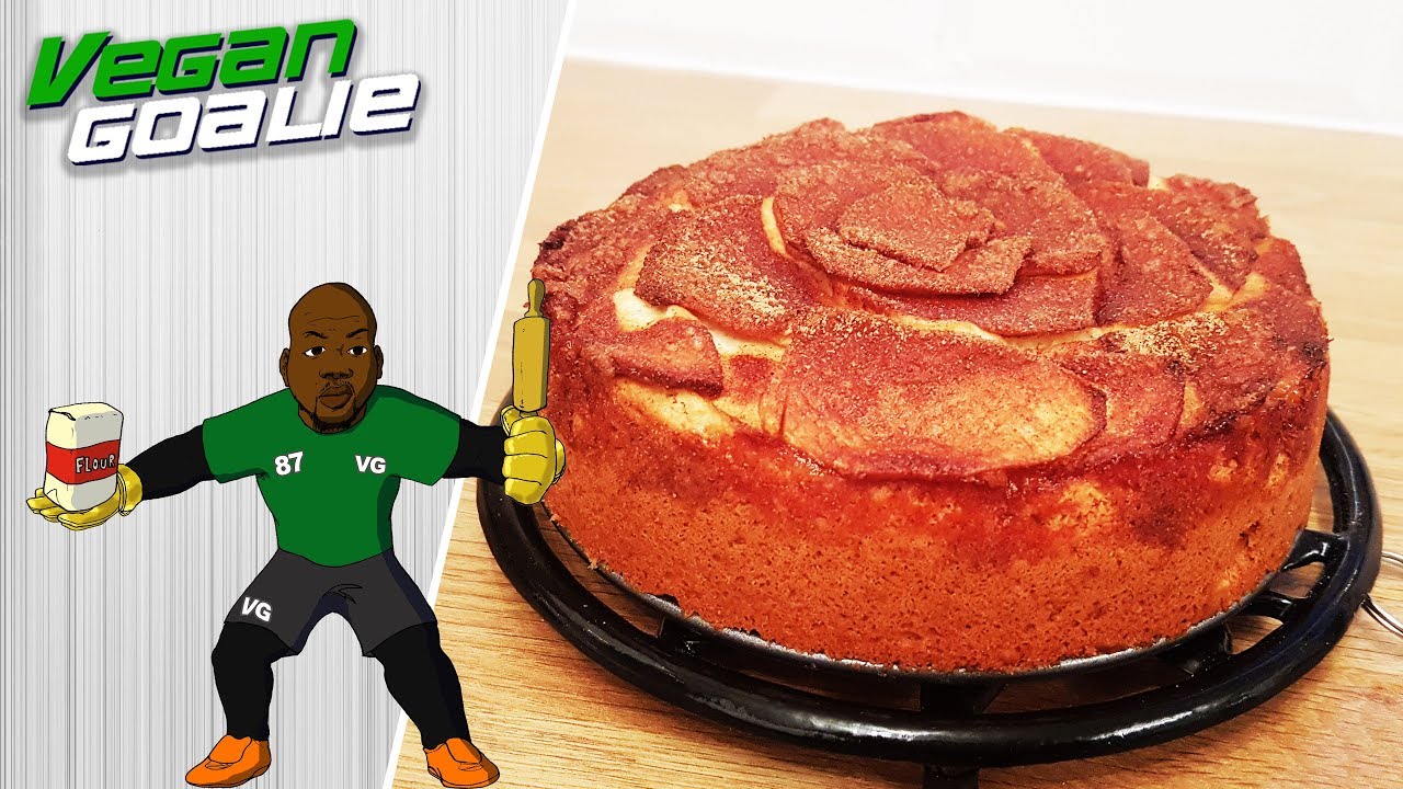 EASY VEGAN GERMAN APPLE CAKE