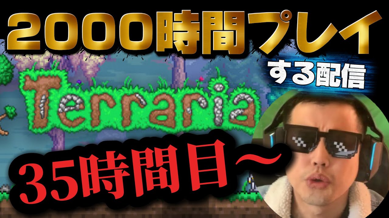 【テラリア】俺は…弱い。絶望がまた始まる本当に全てを手に入れていたつもりだった【35時間目】
