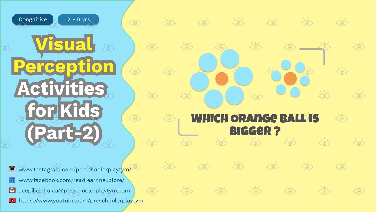 How to create easy DIY Visual Perception Activities for kids?