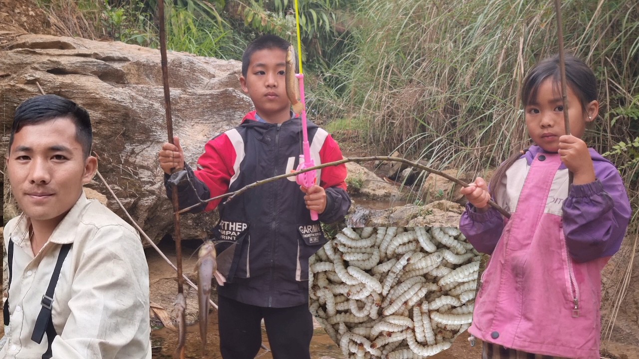 Muab kab xyoob cuab ntses mag zoo | Theeb Lauj coj me nyuam cuab ntses