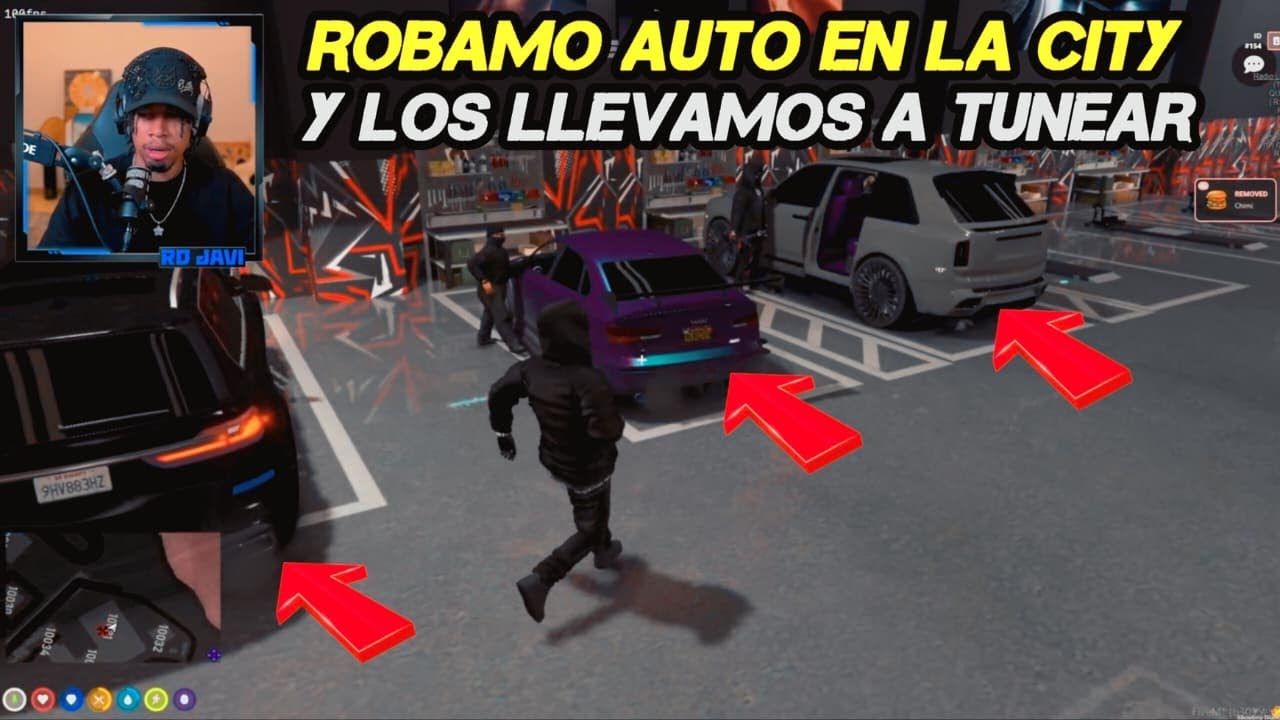 RDjavi: Robamo Auto en la ciudad y los llevamos Al Taller A Tunear