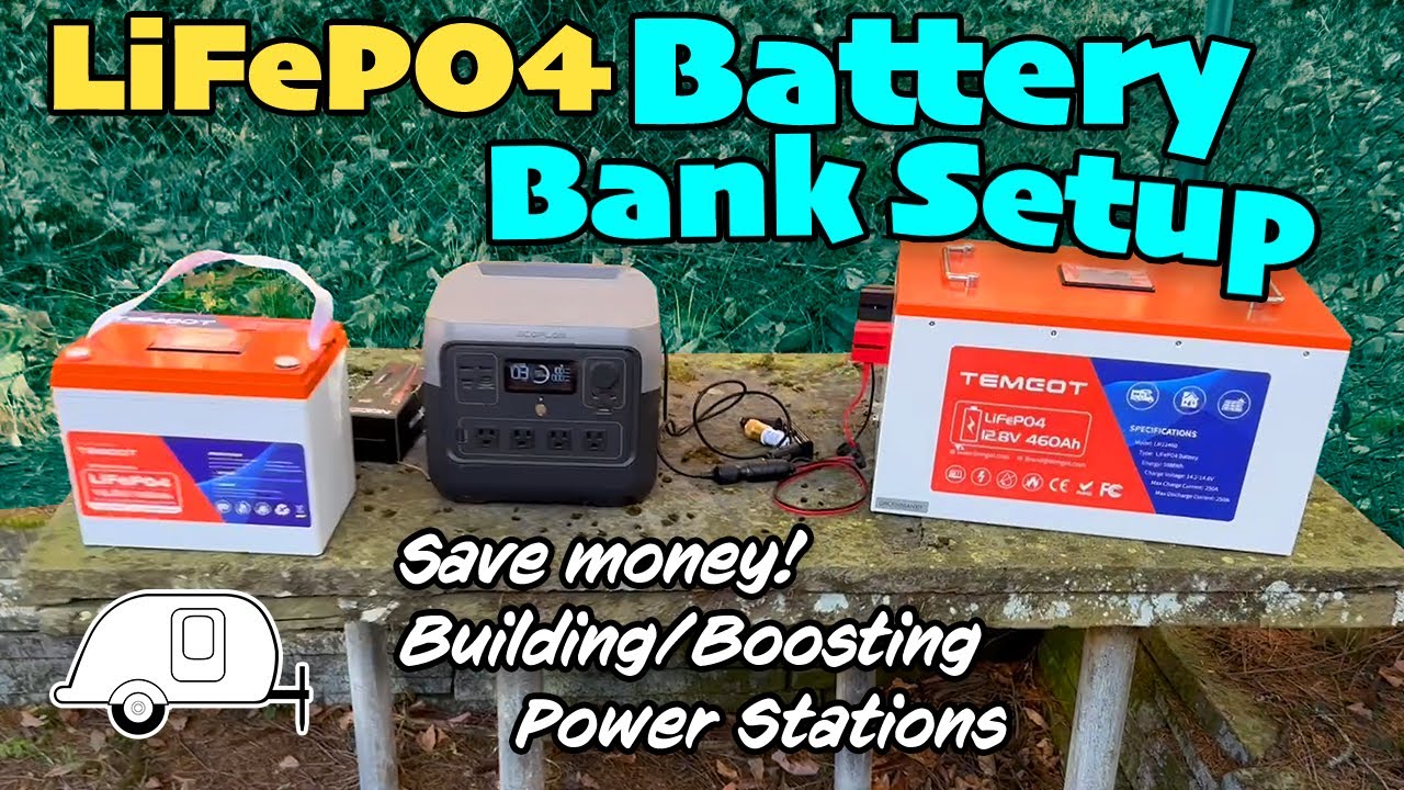 LiFePO4 Battery Bank - EASY Setup!  RV and Off-Grid Power Solutions
