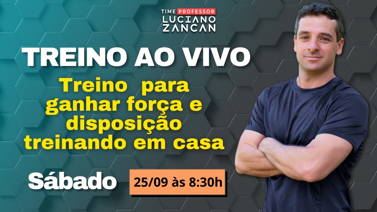 Treino inteligente para ganhar força e disposição treinando em casa