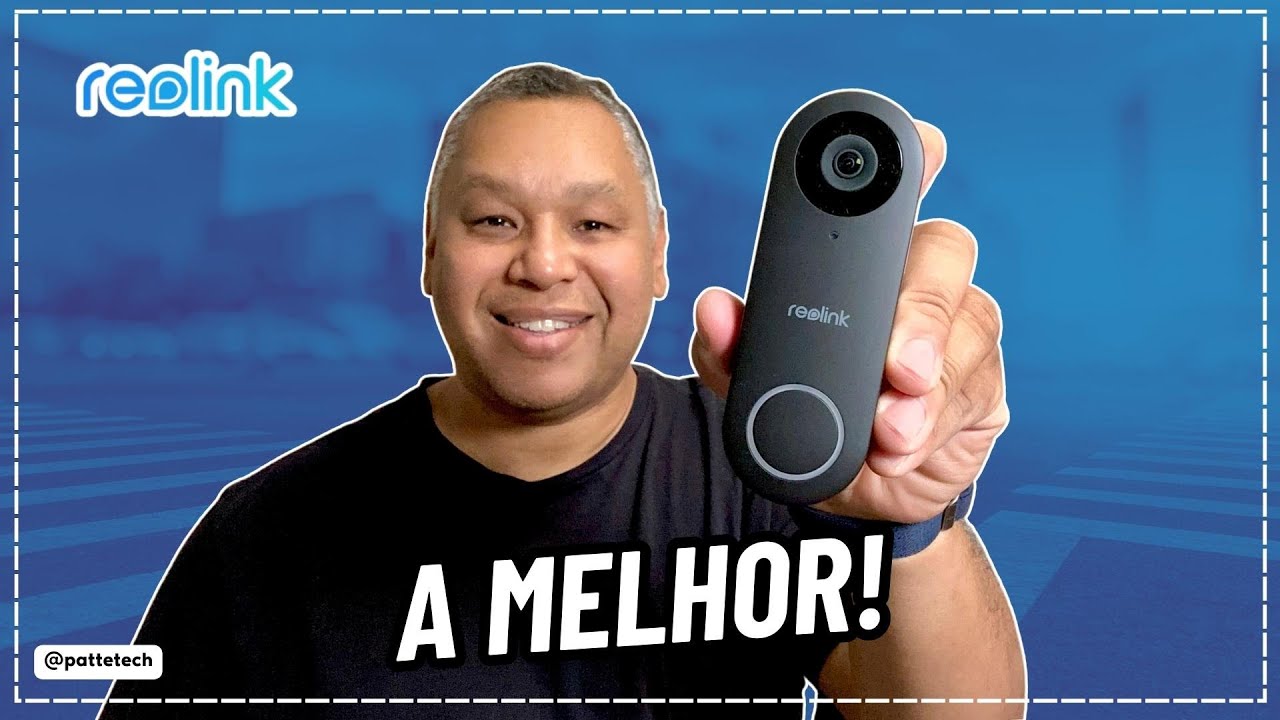 A MAIS COMPLETA! VIDEO CAMPAINHA WIFI REOLINK 5MP ONVIF - ALEXA, GOOGLE E HOME ASSISTANT