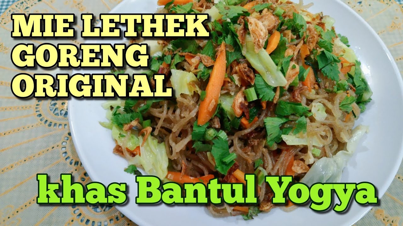 Resep Mie Lethek Goreng Khas Bantul Jogjakarta enak dan mudah || Mie Original Tradisional #49