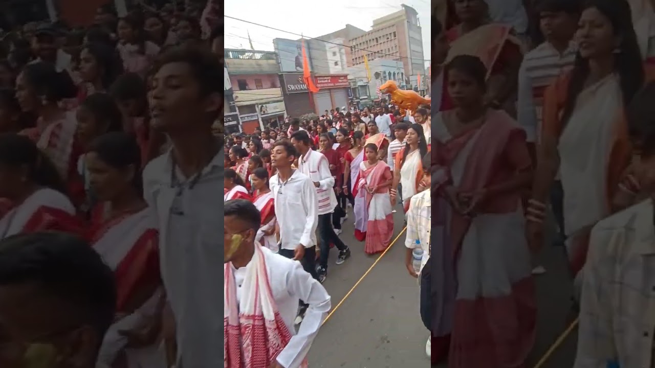 sarhul festival in Ranchi 🔥 #sarhul #ranchi #shorts